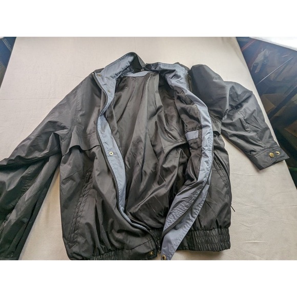 SUN MOUNTAIN Hybrid Wind Water Resistant Full-zip JACKET Size Medium BLACK New - Picture 13 of 14